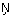 带变音符号的大写西文字母 N.bmp